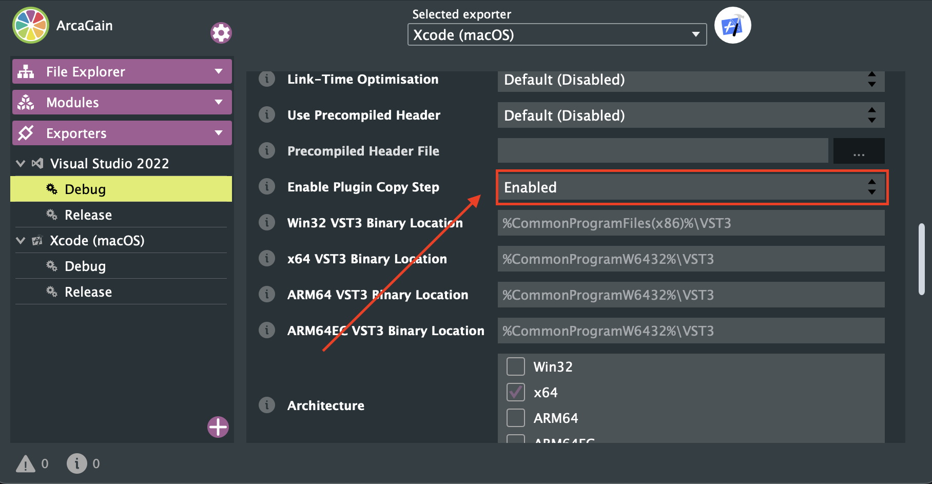 Plugin Copy Step Screenshot